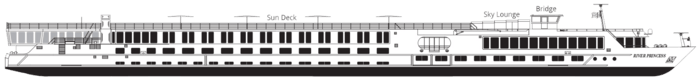 Ship Interior & Deck Plans on River Princess